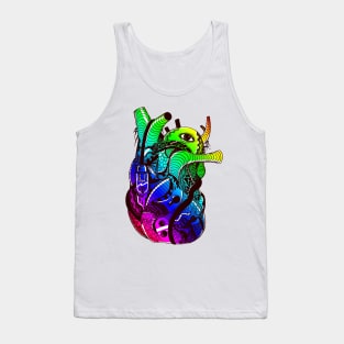 Rainbow Light Heart Tank Top